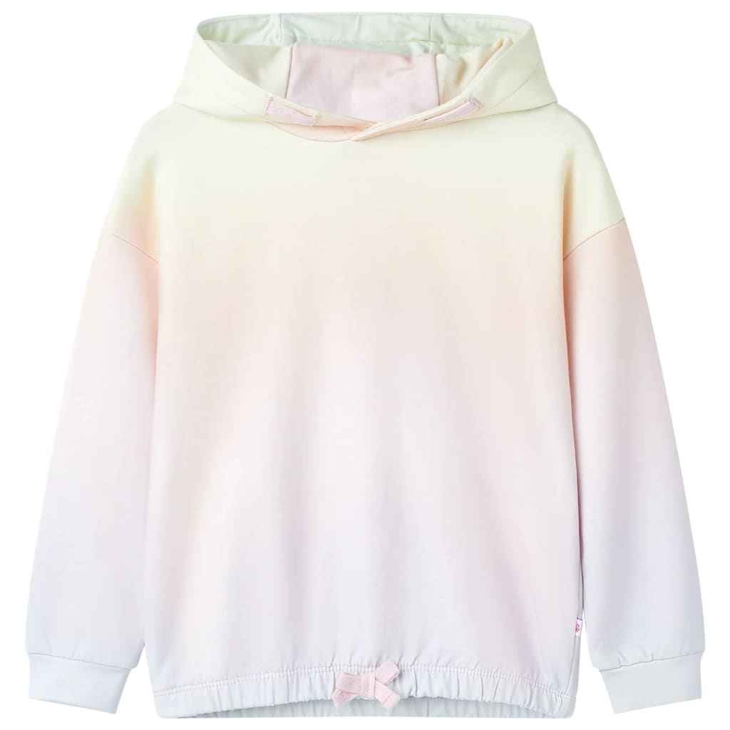 Sweatshirt com capuz para criança cor branco-estrela 92